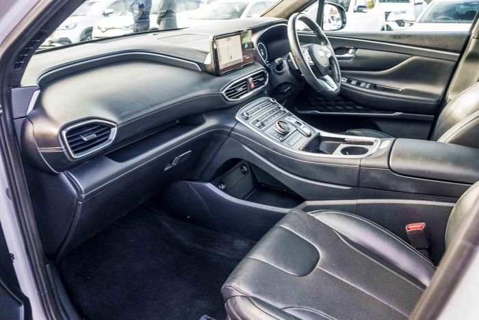 2021 Hyundai Santa Fe Highlander TM.V3 MY21 4X4 On Demand Glacier White