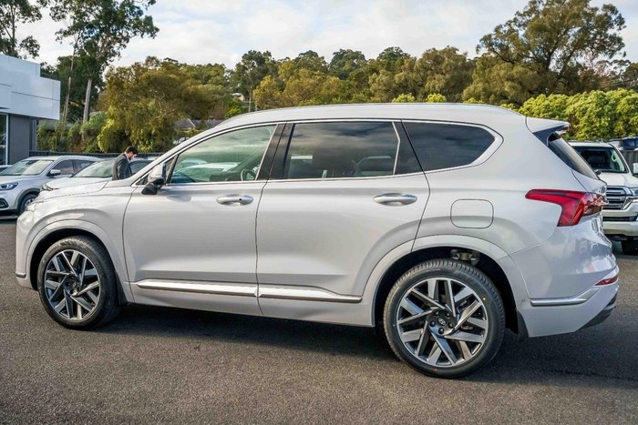 2021 Hyundai Santa Fe Highlander TM.V3 MY21 4X4 On Demand Glacier White