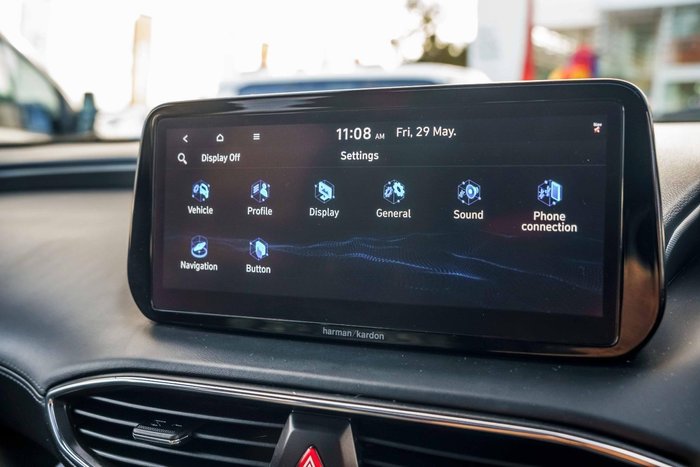2021 Hyundai Santa Fe Highlander TM.V3 MY21 4X4 On Demand Glacier White