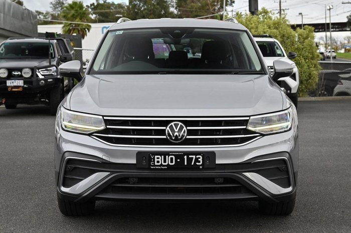 2022 Volkswagen Tiguan 132TSI Life Allspace 5N MY22 Four Wheel Drive Pyrite Silver