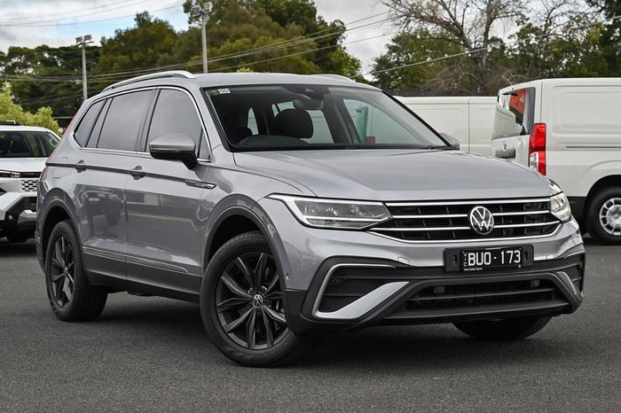 2022 Volkswagen Tiguan 132TSI Life Allspace 5N MY22 Four Wheel Drive Pyrite Silver