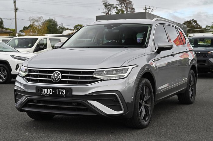 2022 Volkswagen Tiguan 132TSI Life Allspace 5N MY22 Four Wheel Drive Pyrite Silver