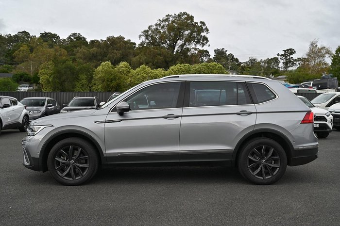 2022 Volkswagen Tiguan 132TSI Life Allspace 5N MY22 Four Wheel Drive Pyrite Silver