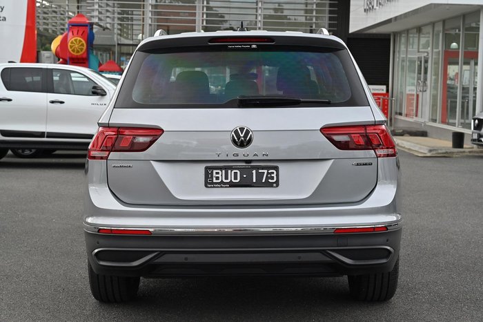 2022 Volkswagen Tiguan 132TSI Life Allspace 5N MY22 Four Wheel Drive Pyrite Silver
