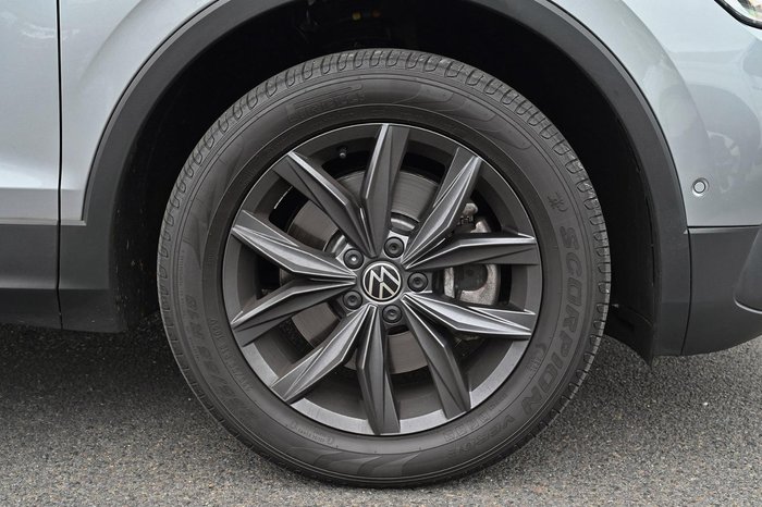 2022 Volkswagen Tiguan 132TSI Life Allspace 5N MY22 Four Wheel Drive Pyrite Silver