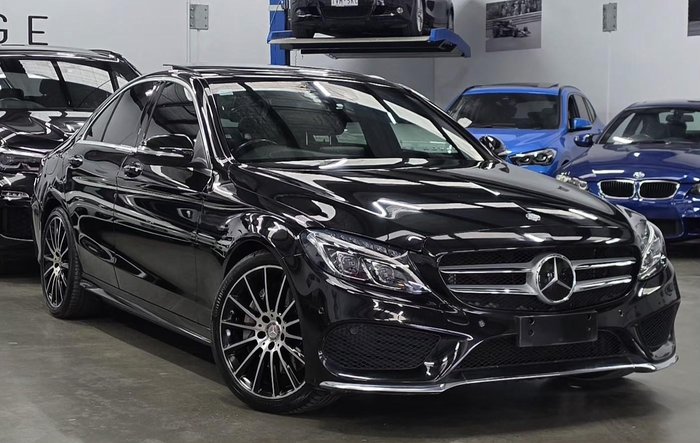 2015 Mercedes-Benz C-Class C250 BlueTEC W205 Obsidian Black