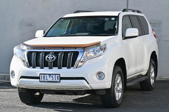2017 Toyota Landcruiser Prado GXL GDJ150R 4X4 Dual Range Glacier White