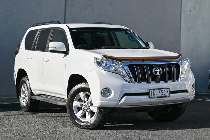 2017 Toyota Landcruiser Prado GXL GDJ150R 4X4 Dual Range Glacier White