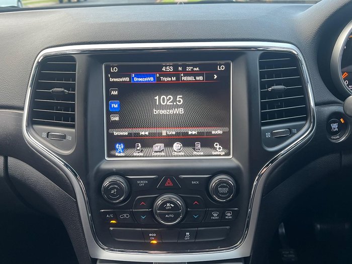 2015 Jeep Grand Cherokee Blackhawk WK MY15 4X4 Dual Range Granite Crystal