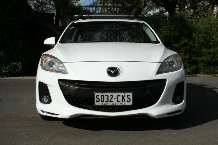 2013 Mazda 3 Maxx Sport BL Series 2 MY13 Crystal White Pearl