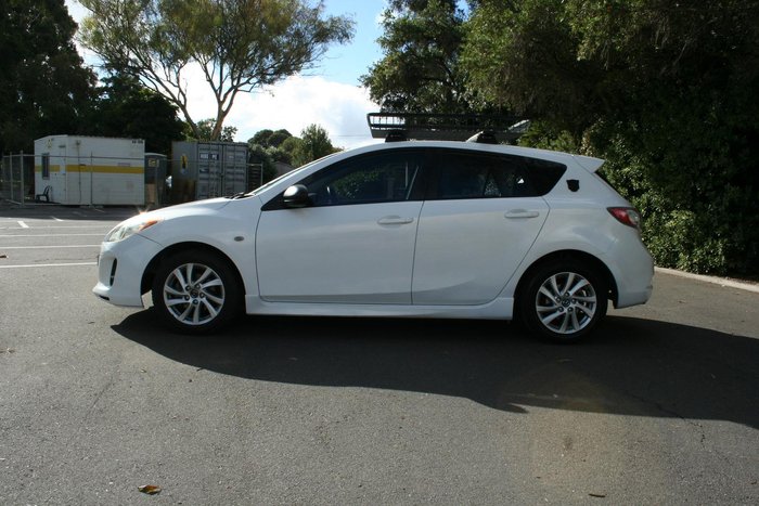 2013 Mazda 3 Maxx Sport BL Series 2 MY13 Crystal White Pearl