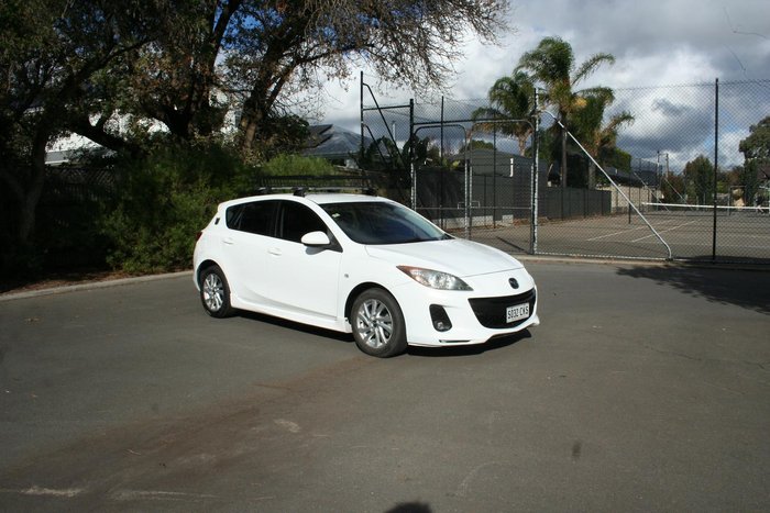 2013 Mazda 3 Maxx Sport BL Series 2 MY13 Crystal White Pearl