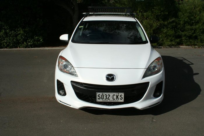 2013 Mazda 3 Maxx Sport BL Series 2 MY13 Crystal White Pearl