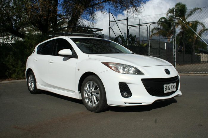 2013 Mazda 3 Maxx Sport BL Series 2 MY13 Crystal White Pearl