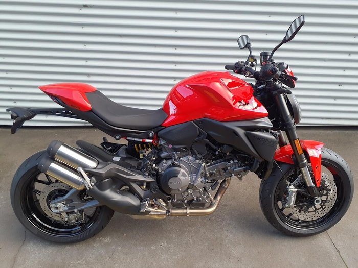2026 Ducati Monster + 890 Monster Red