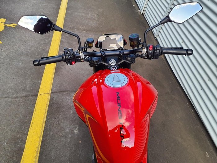 2026 Ducati Monster + 890 Monster Red