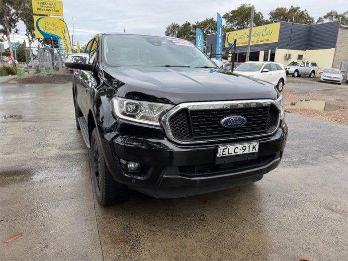 2020 FORD RANGER XLT 2.0 (4x4) PX MKIII MY21.25 Black