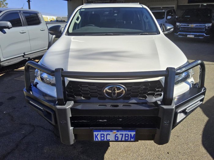 2024 Toyota Hilux SR GUN126R 4X4 Dual Range Glacier White