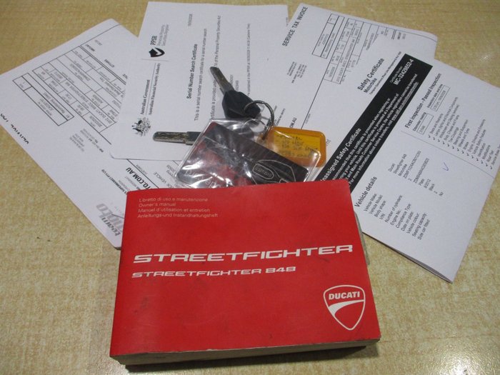 2012 DUCATI STREETFIGHTER 848 Black