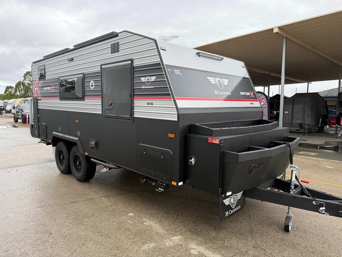 2026 JB Caravans Gator X 18'6 Front Door L Lounge