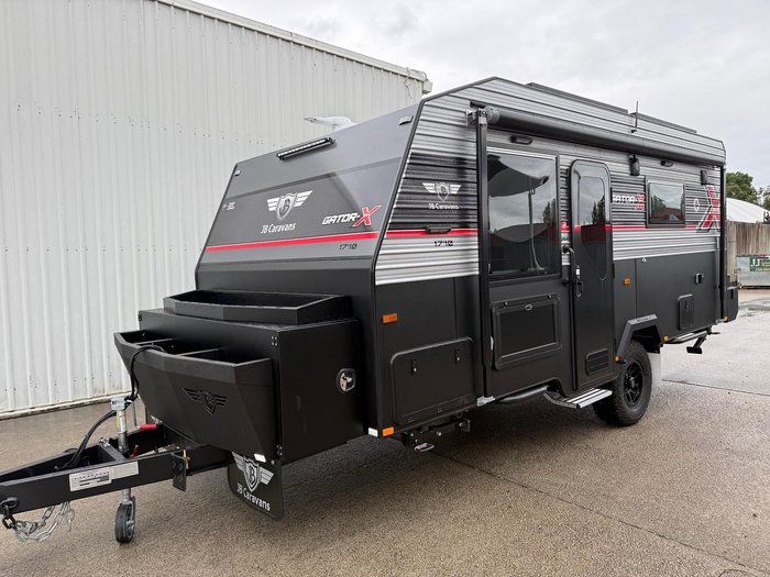2026 JB Caravans Gator X 17'10 Front Door Cafe