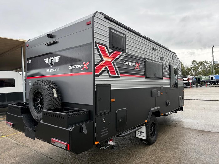 2026 JB Caravans Gator X 17'10 Front Door Cafe