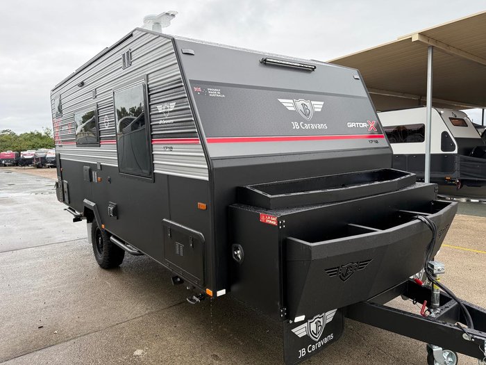 2026 JB Caravans Gator X 17'10 Front Door Cafe