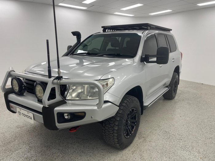 2012 Toyota Landcruiser GXL VDJ200R MY12 4X4 Constant Silver Pearl