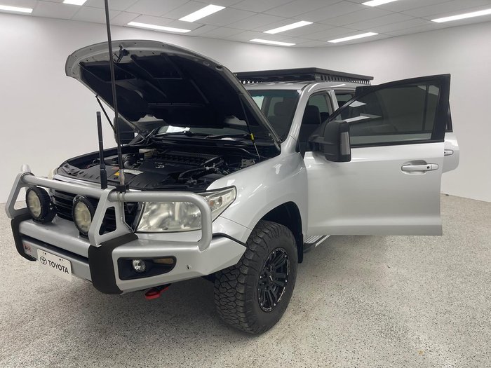 2012 Toyota Landcruiser GXL VDJ200R MY12 4X4 Constant Silver Pearl