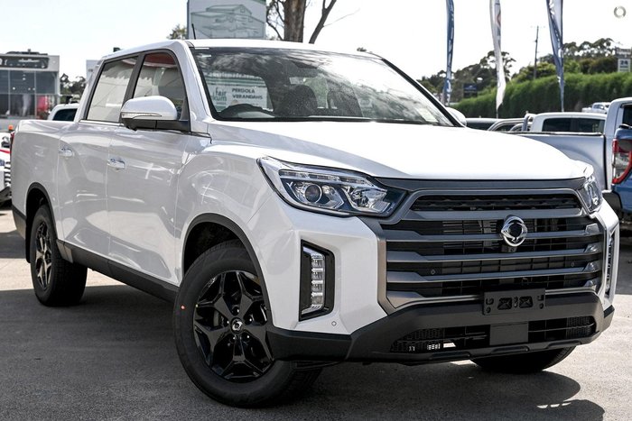 2025 KGM SsangYong Musso Ultimate Q261 MY24 4X4 Dual Range Grand White