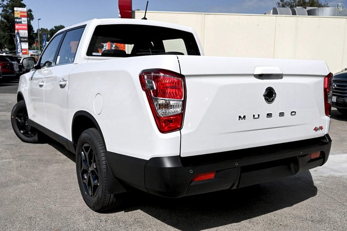 2025 KGM SsangYong Musso Ultimate Q261 MY24 4X4 Dual Range Grand White