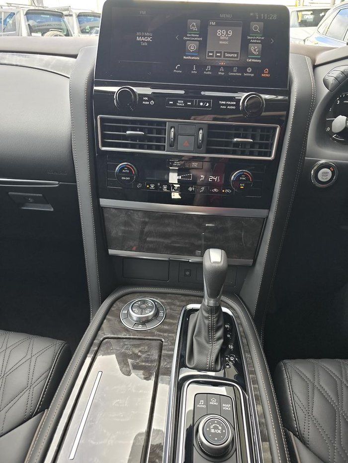 2026 Nissan Patrol Ti Y62 MY26 4X4 Dual Range Moonstone White