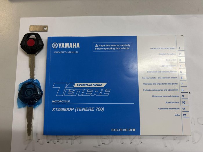 2023 Yamaha Tenere 700 World Raid (XTZ690SP) Tenere Blue