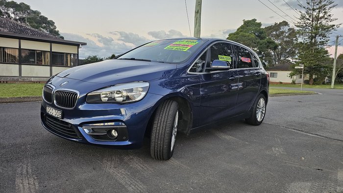 2015 BMW 2 Series 218i Sport Line F45 Blue