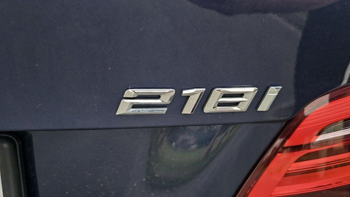 2015 BMW 2 Series 218i Sport Line F45 Blue