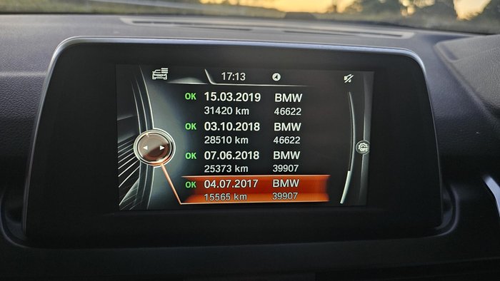 2015 BMW 2 Series 218i Sport Line F45 Blue