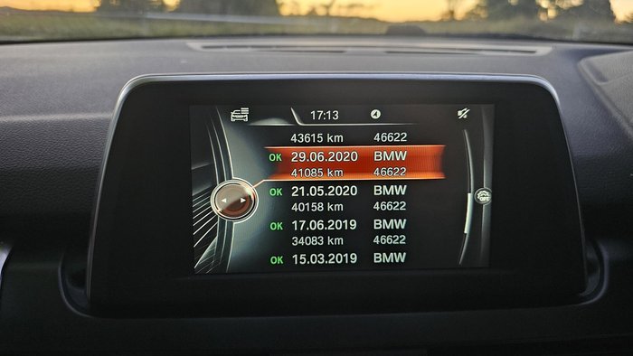 2015 BMW 2 Series 218i Sport Line F45 Blue