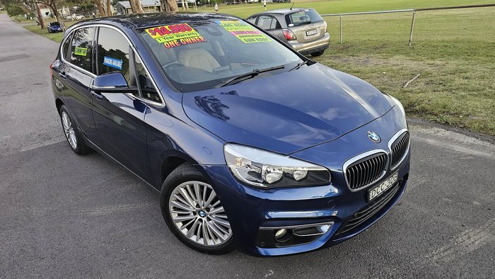 2015 BMW 2 Series 218i Sport Line F45 Blue