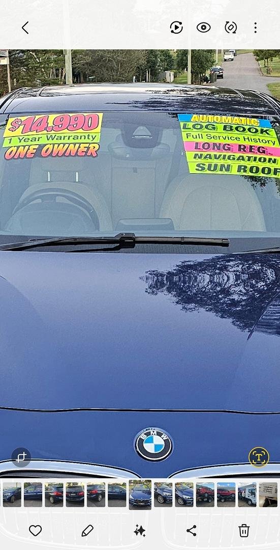 2015 BMW 2 Series 218i Sport Line F45 Blue