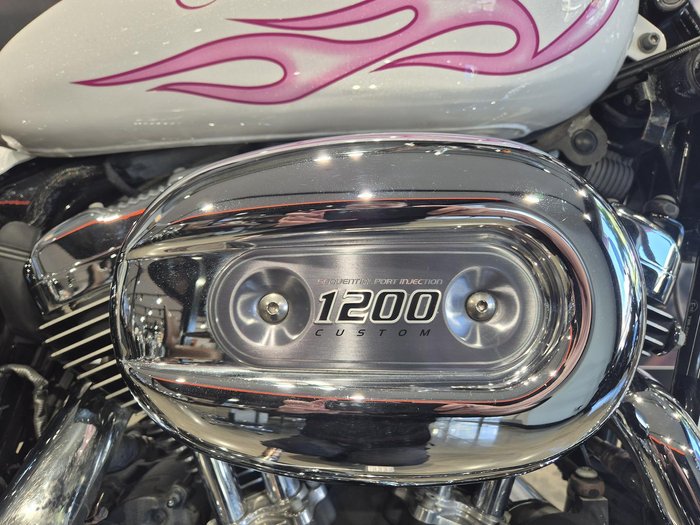 2006 Harley-Davidson 1200 Custom (XL1200C) Sportster White