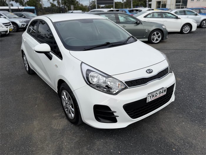 2016 KIA RIO S UB MY16 WHITE