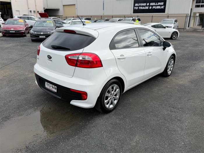 2016 KIA RIO S UB MY16 WHITE