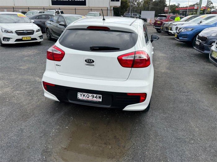 2016 KIA RIO S UB MY16 WHITE