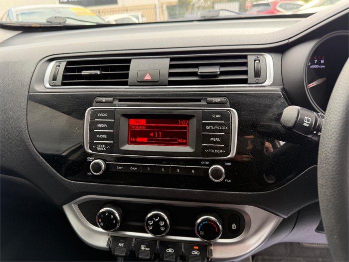 2016 KIA RIO S UB MY16 WHITE