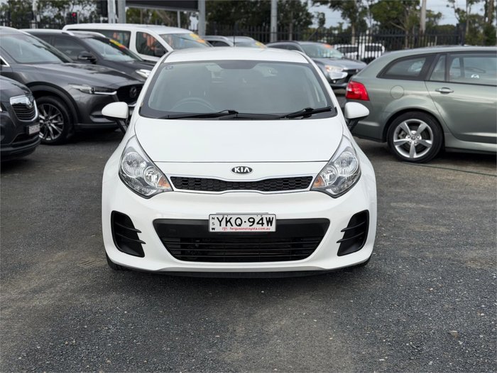 2016 KIA RIO S UB MY16 WHITE