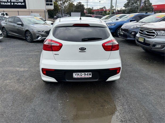 2016 KIA RIO S UB MY16 WHITE