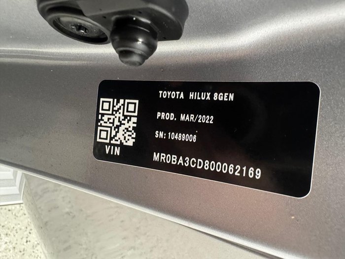 2022 Toyota Hilux SR5 GUN126R 4X4 Dual Range Silver Sky