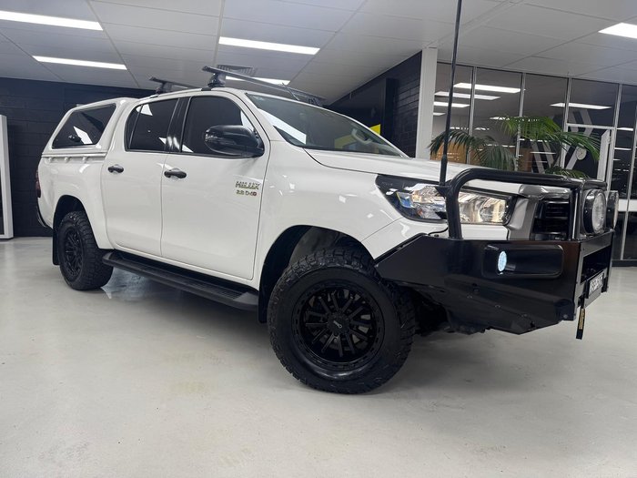 2020 Toyota Hilux SR GUN126R 4X4 Dual Range Glacier White