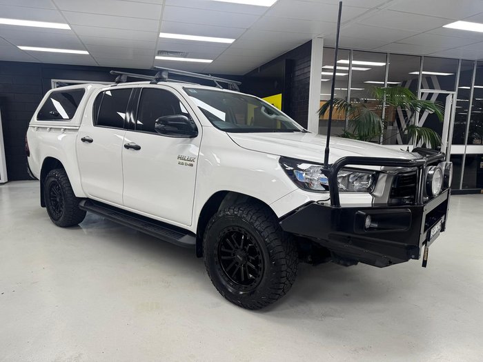 2020 Toyota Hilux SR GUN126R 4X4 Dual Range Glacier White