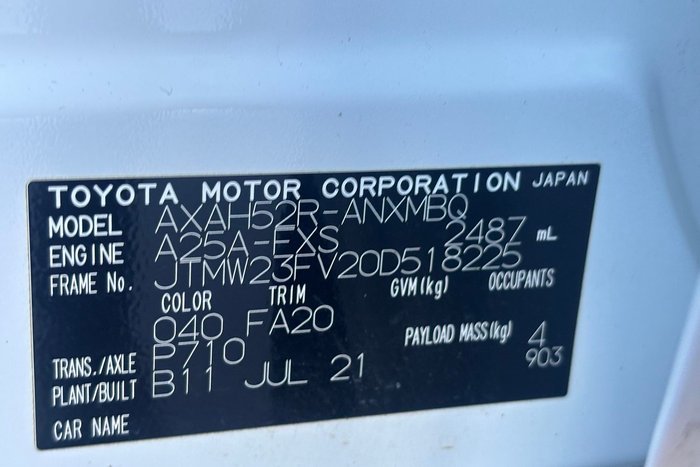 2021 Toyota RAV4 GXL